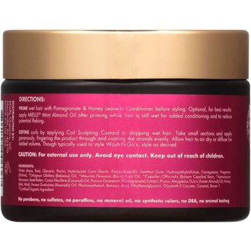 Mielle Pomegranate & Honey Coil Sculpting Custard - 12 fl. oz.