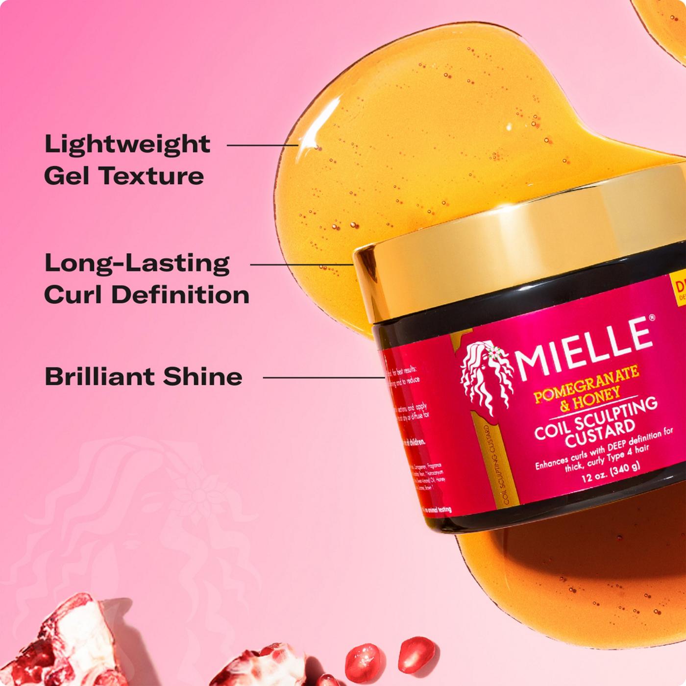 Mielle Pomegranate & Honey Coil Sculpting Custard - 12 fl. oz.; image 10 of 10