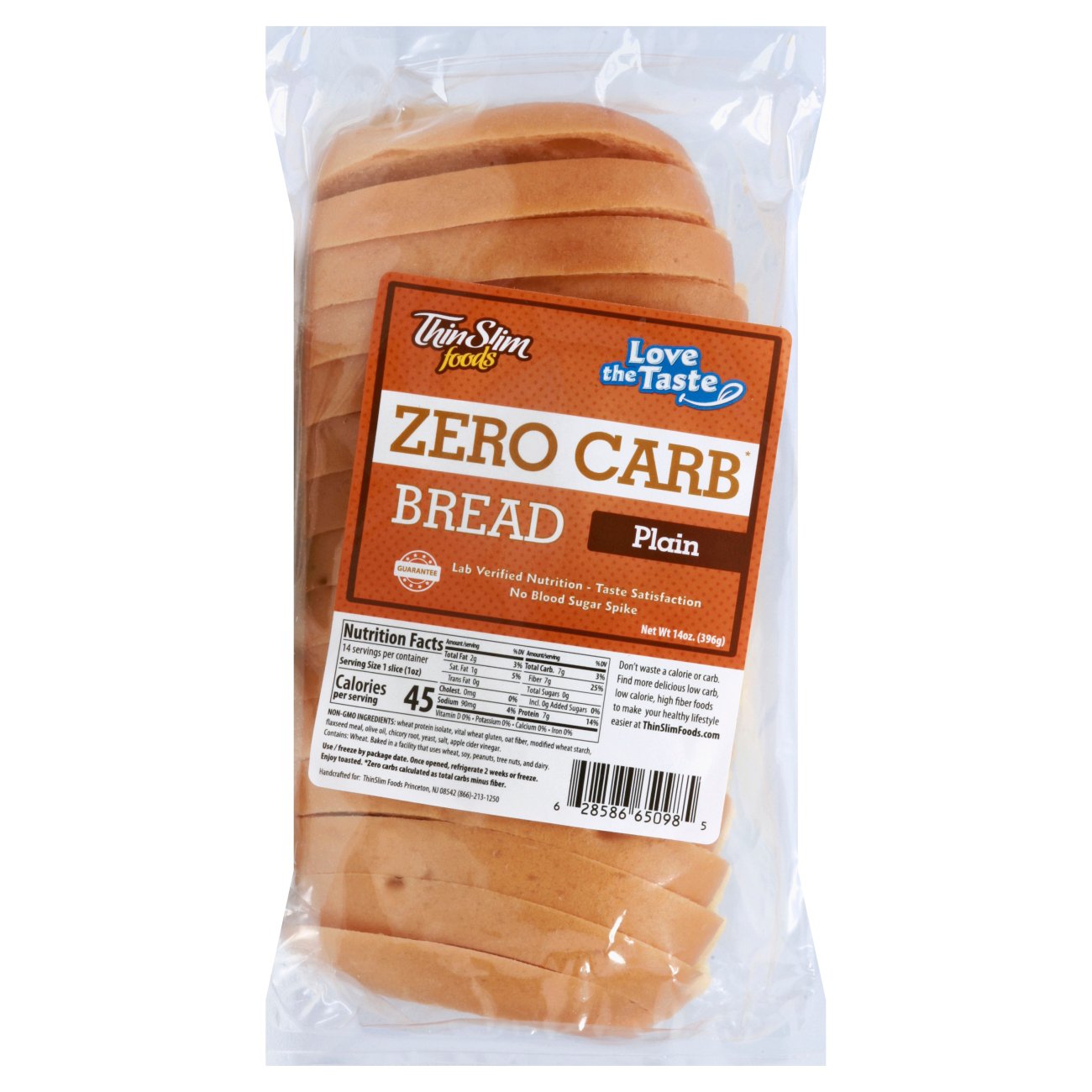 Thin Slim Foods Plain Zero Carb Bread Shop Sliced bread at HEB