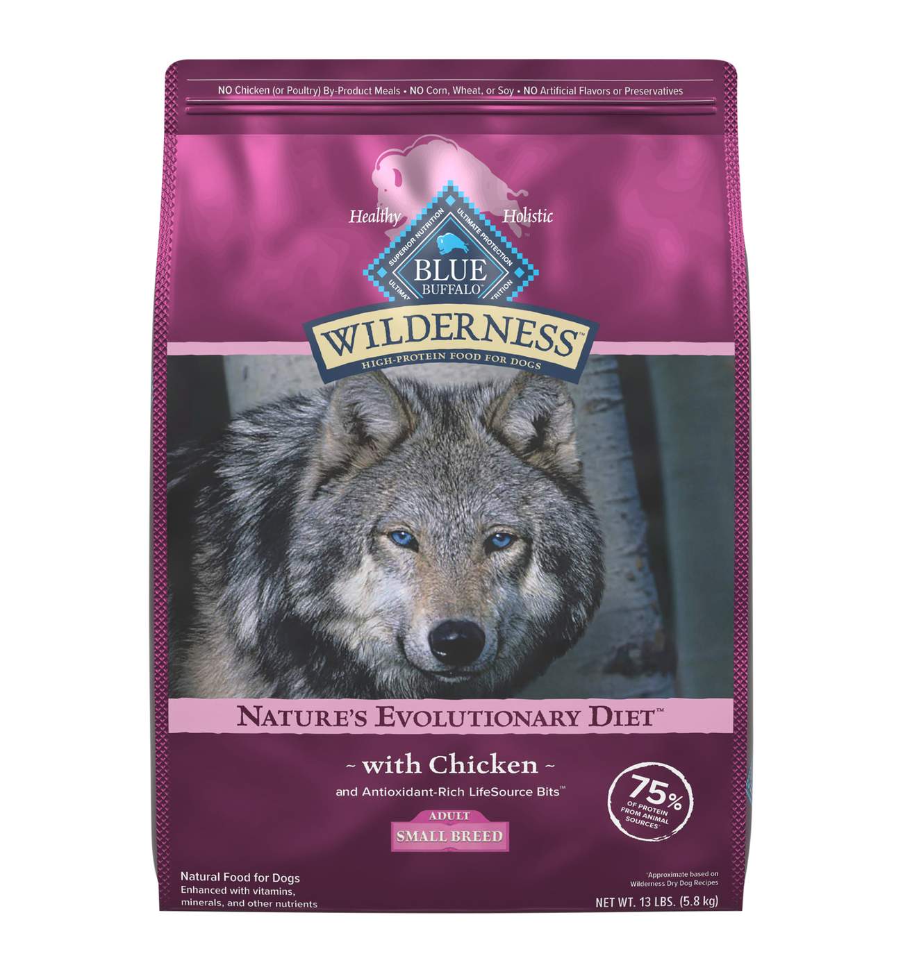 Blue Buffalo Wilderness Small Breed Chicken & LifeSource Bits Dry Dog Food; image 1 of 2
