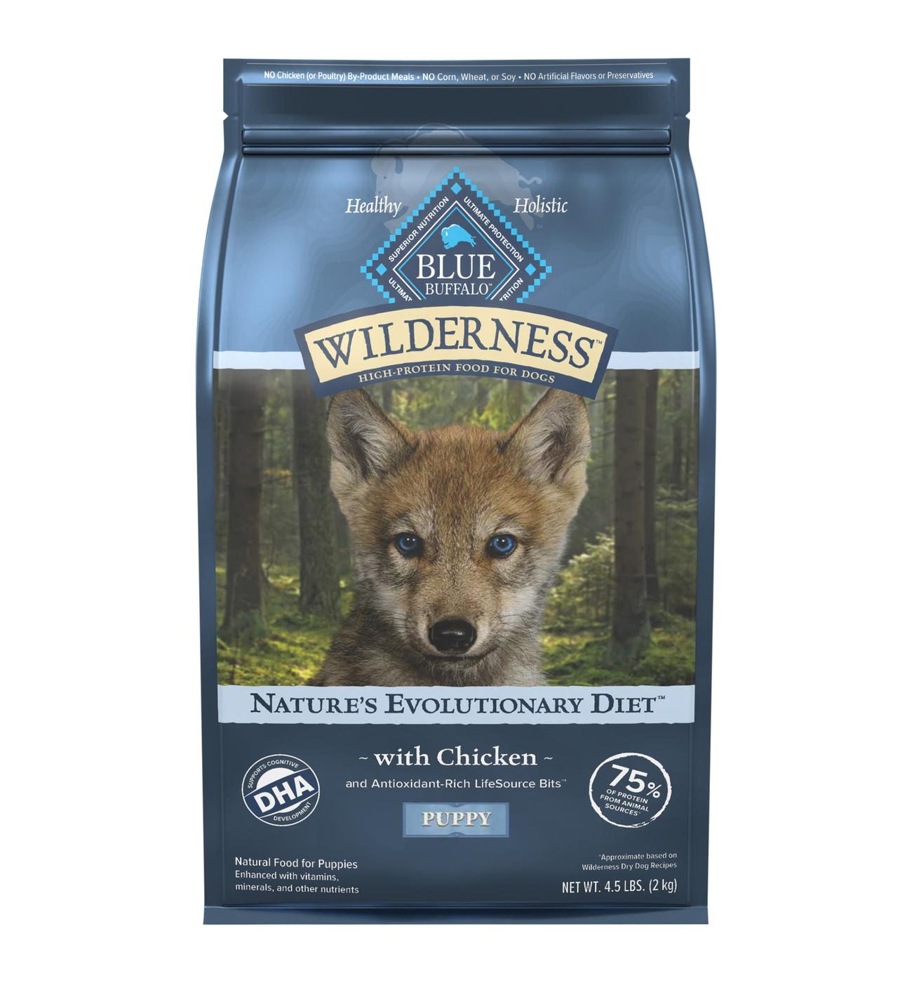 Blue Buffalo Wilderness Chicken & LifeSource Bits Dry Puppy Food; image 1 of 2
