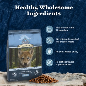 Blue Buffalo Wilderness Puppy Dry Dog Food - Chicken