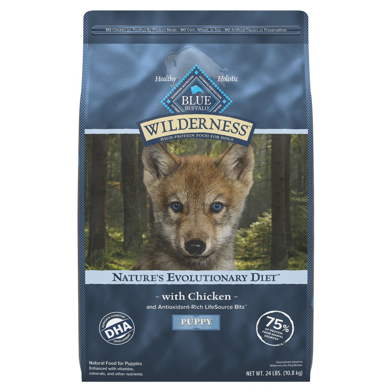 Blue Buffalo Wilderness Chicken & LifeSource Bits Dry Puppy Food - Shop