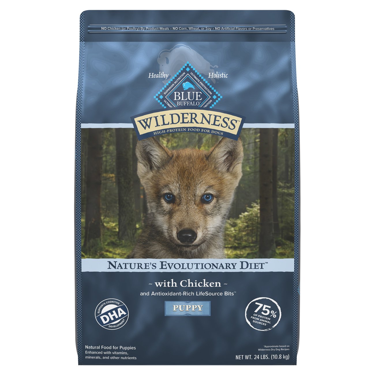 how much is blue wilderness dog food