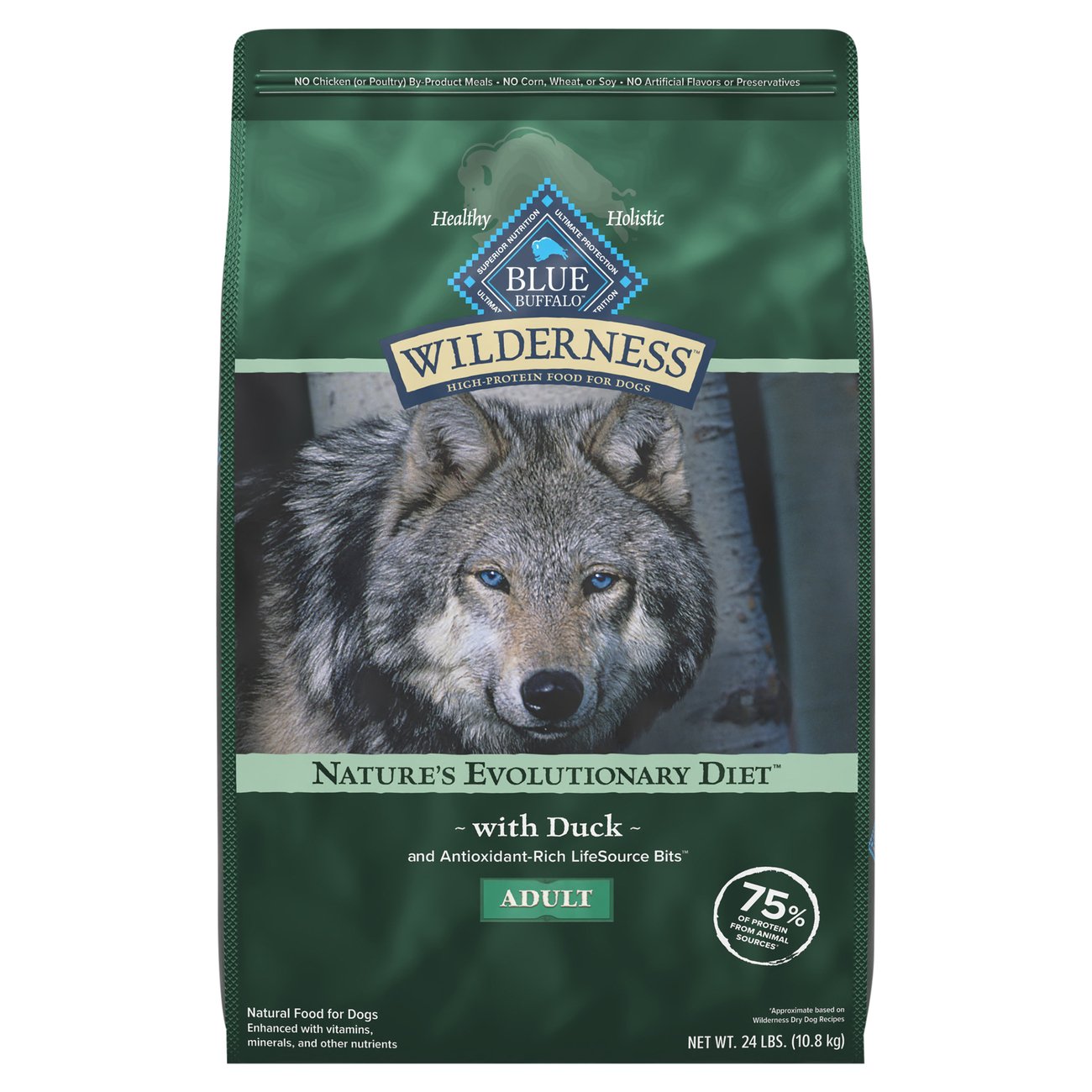 Blue Buffalo Wilderness Duck & LifeSource Bits Dry Dog Food - Shop Dogs
