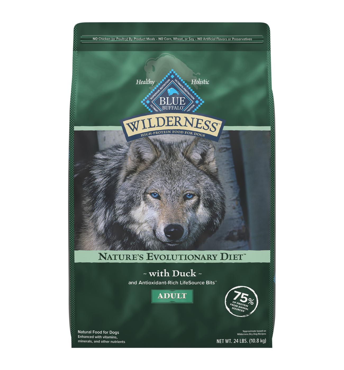 Blue Buffalo Wilderness Duck LifeSource Bits Adult Dry Dog Food