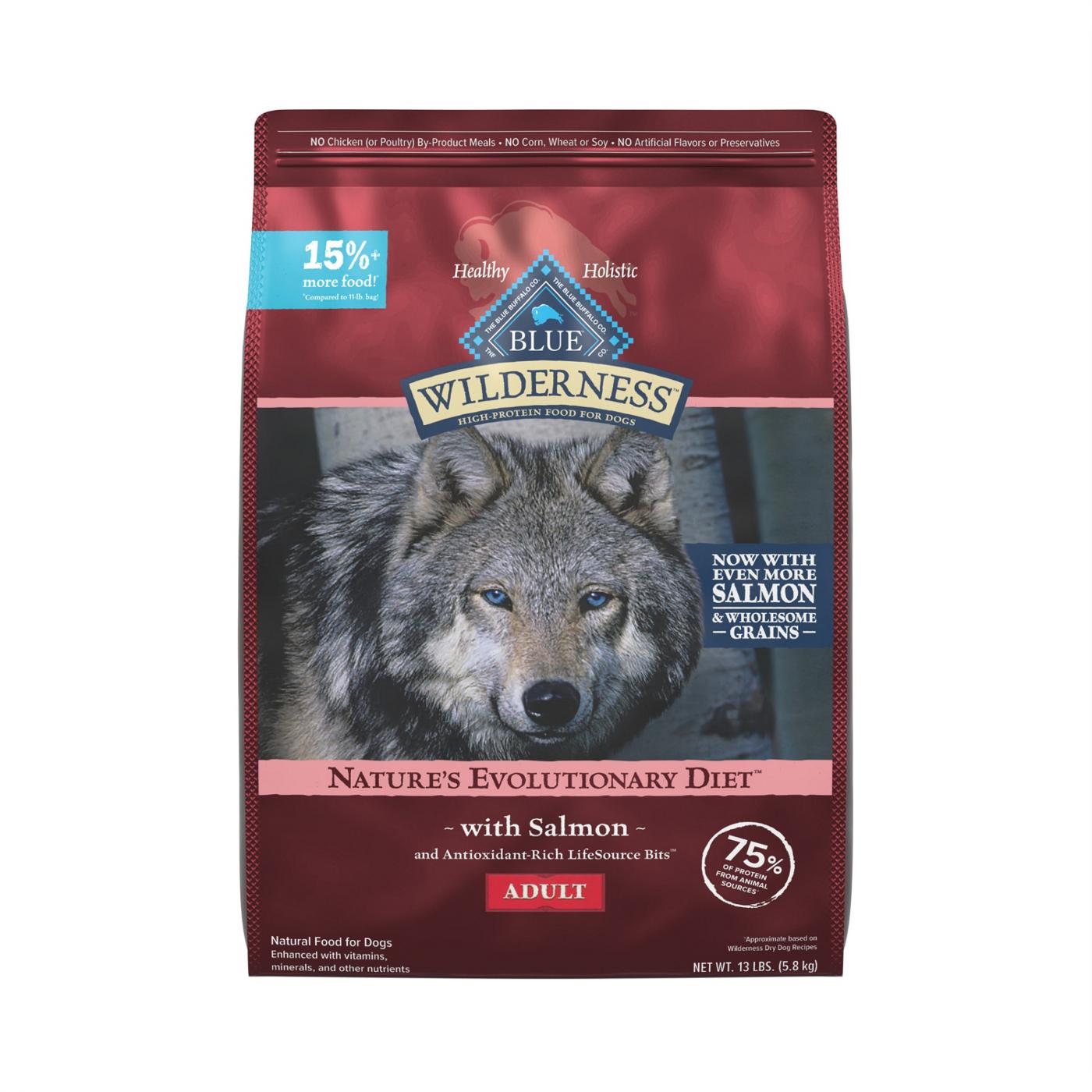 Blue Buffalo Wilderness Salmon LifeSource Bits Dry Dog Food