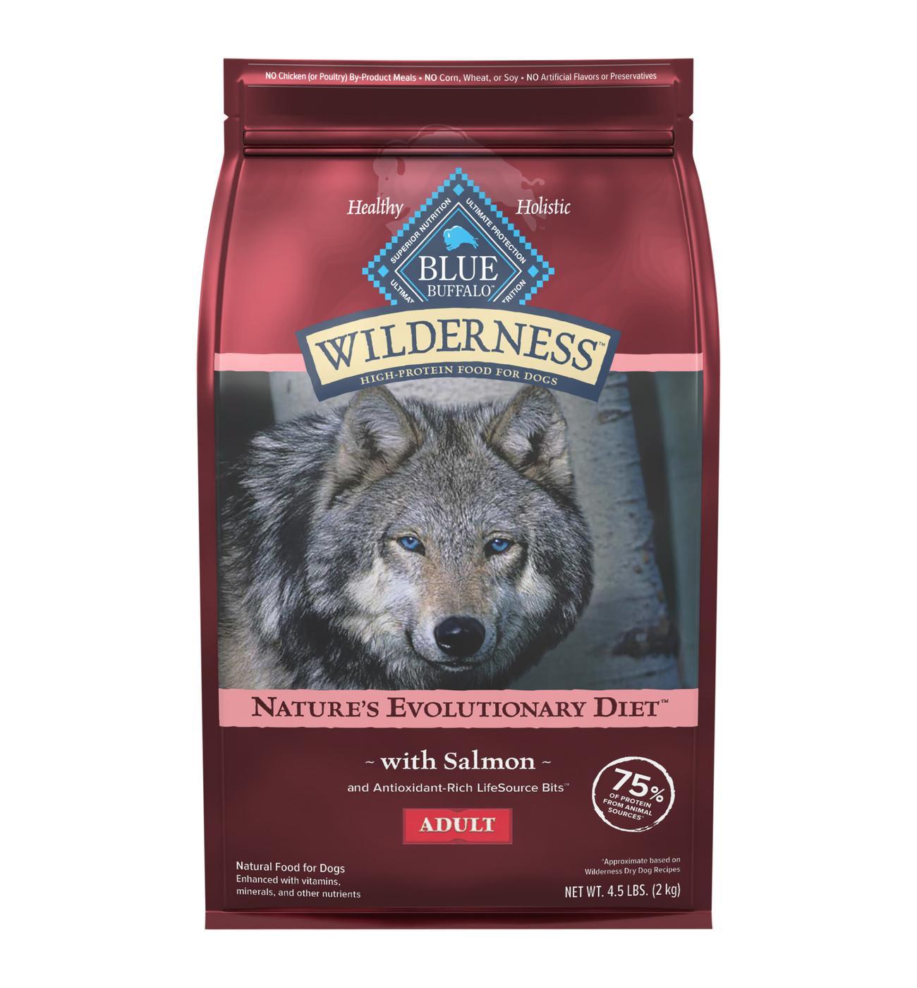 Blue Buffalo Wilderness Salmon & LifeSource Bits Adult Dry Dog Food; image 1 of 2