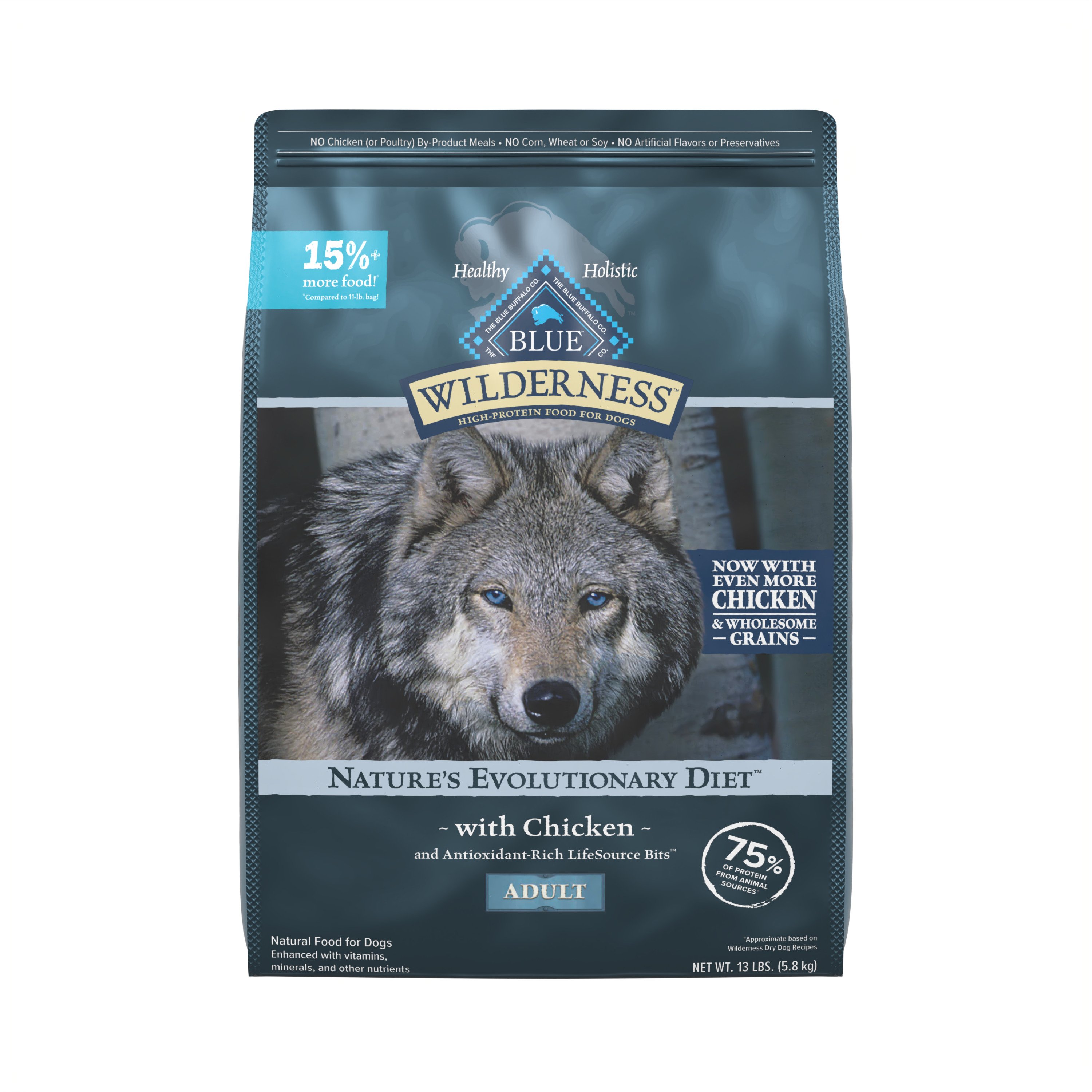 Blue Buffalo Wilderness Chicken High Protein Natural Adult Dry Dog Food