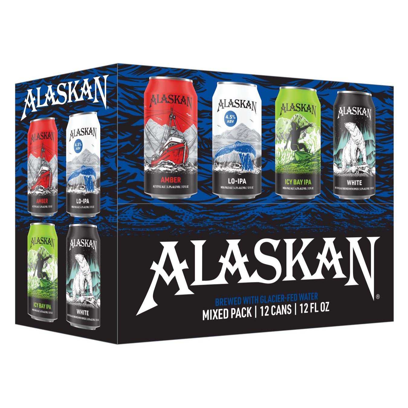 Alaskan Beer Variety Pack 12 oz Cans - Shop Beer at H-E-B