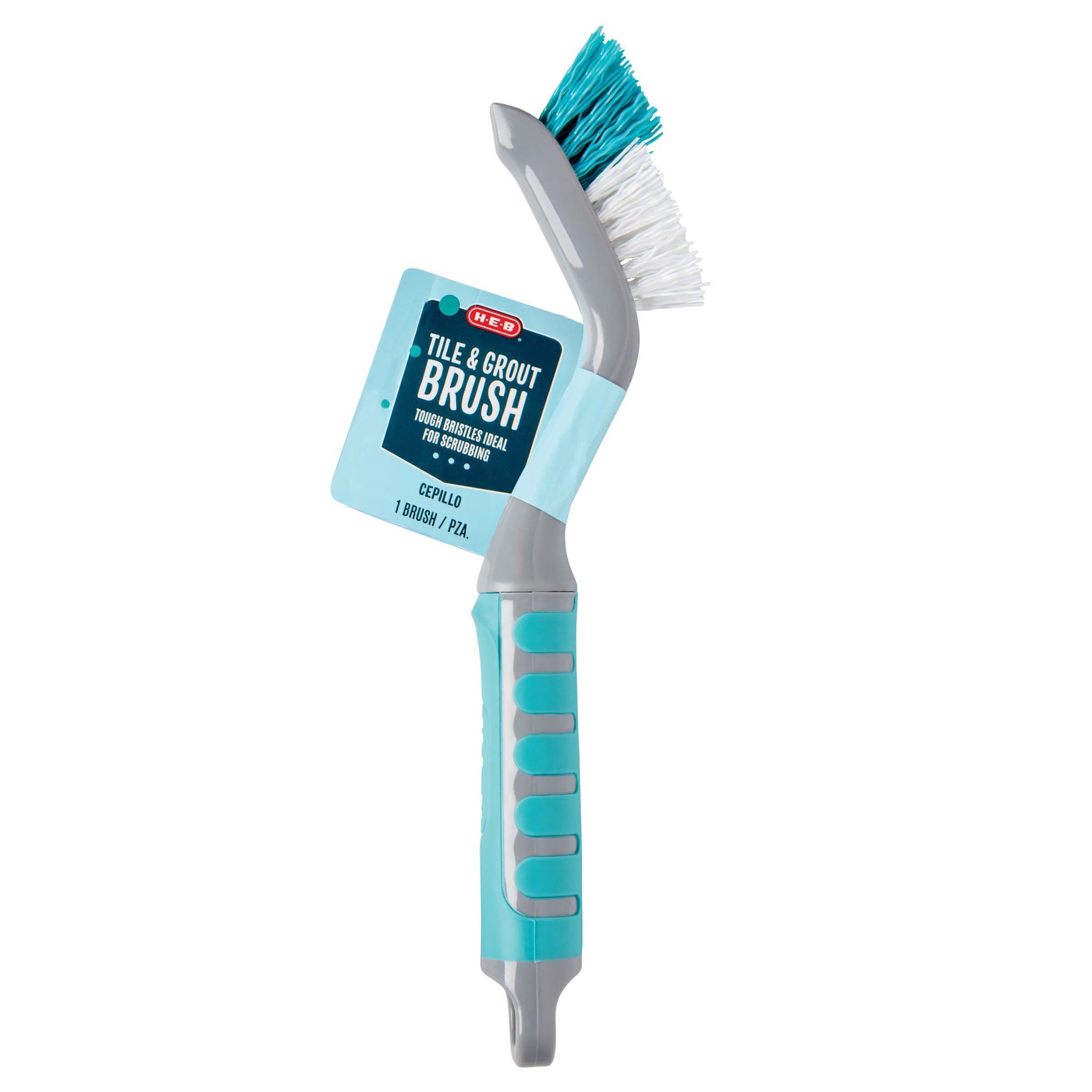 HEB Dual Bristle Tile Grout Brush Shop Brushes at HEB