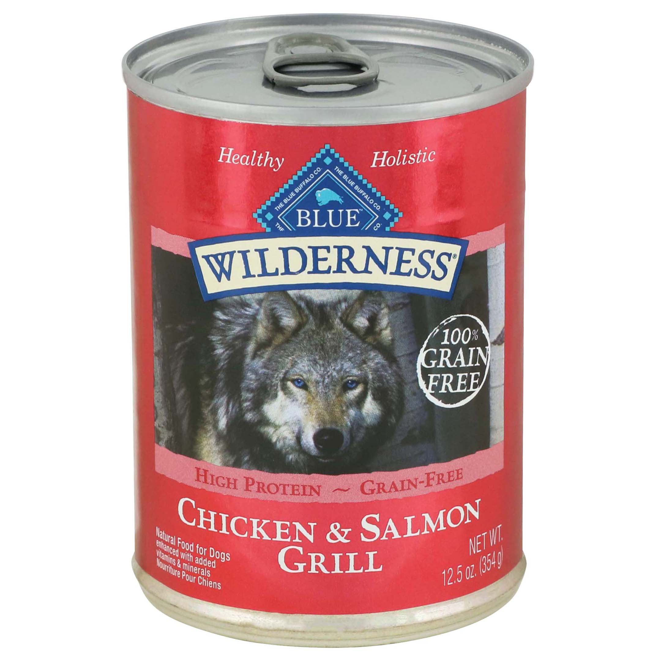 Blue Buffalo Wilderness Chicken & Salmon Grill Wet Dog Food Shop Food