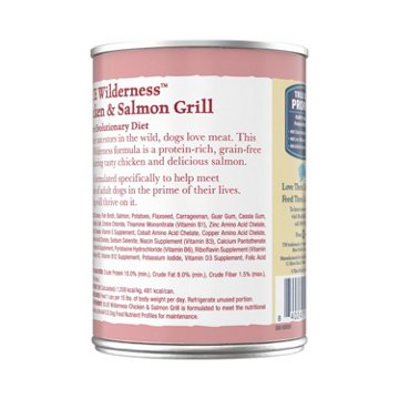 Blue Buffalo Wilderness Wet Dog Food - GF Salmon & Chicken