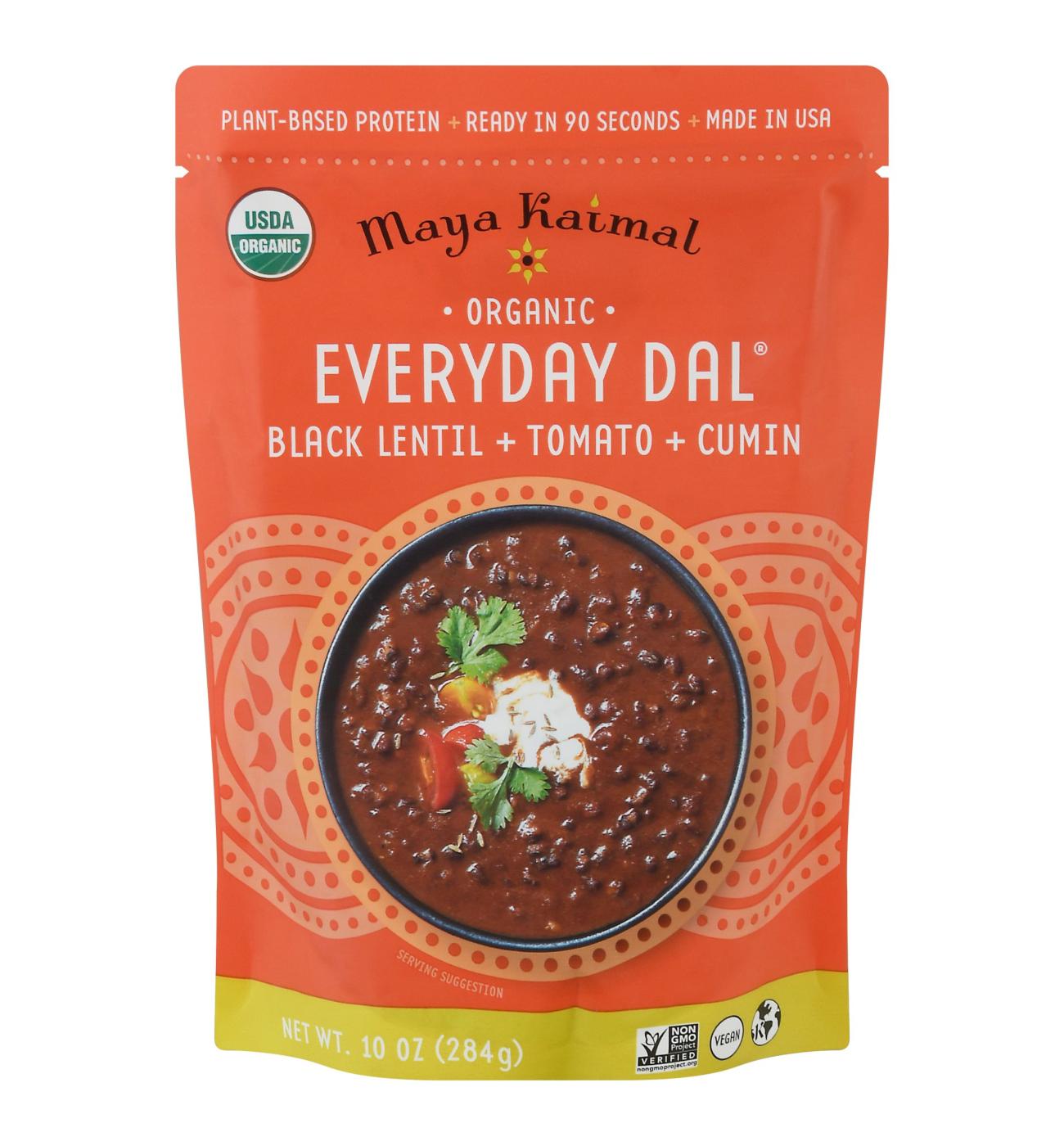 Maya Kaimal Organic Everyday Dal - Black Lentils, Tomato & Cumin; image 1 of 4