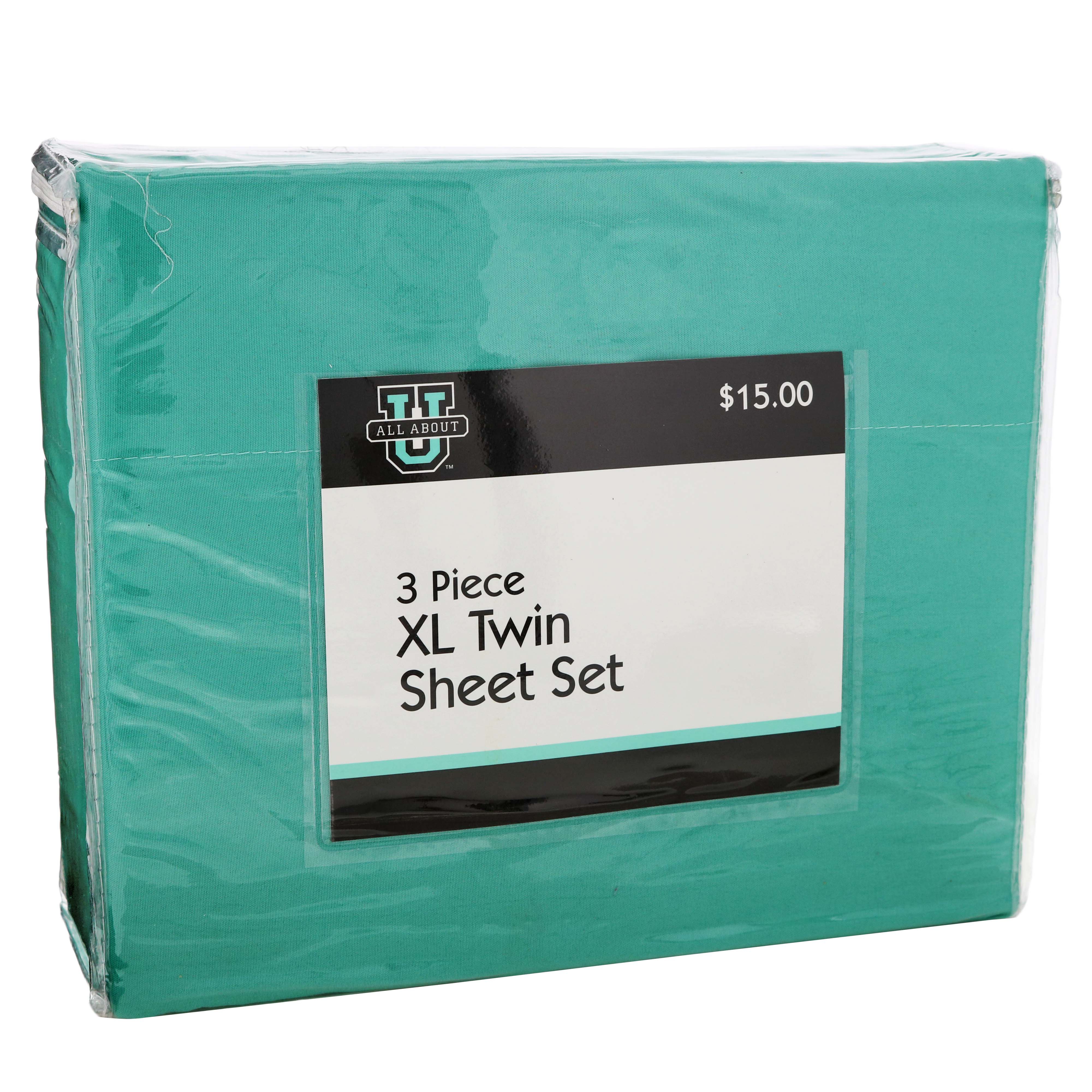 All About U 3 Piece Mint XL Twin Sheet Set Shop Sheet Sets