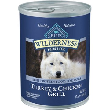 Blue Buffalo Wilderness Senior Wet Dog Food - Turkey & Chicken