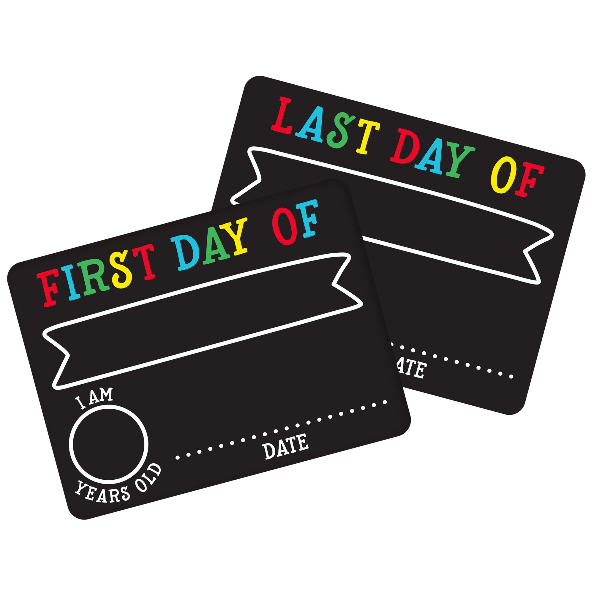 Pearhead First & Last Day Of School Chalkboard Sign Set - Shop Craft ...