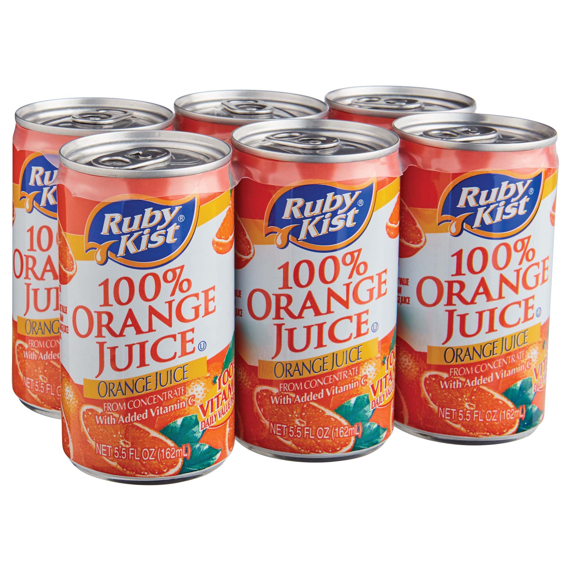 Ruby Kist 100 Orange Juice 5.5 oz Cans Shop Juice at HEB