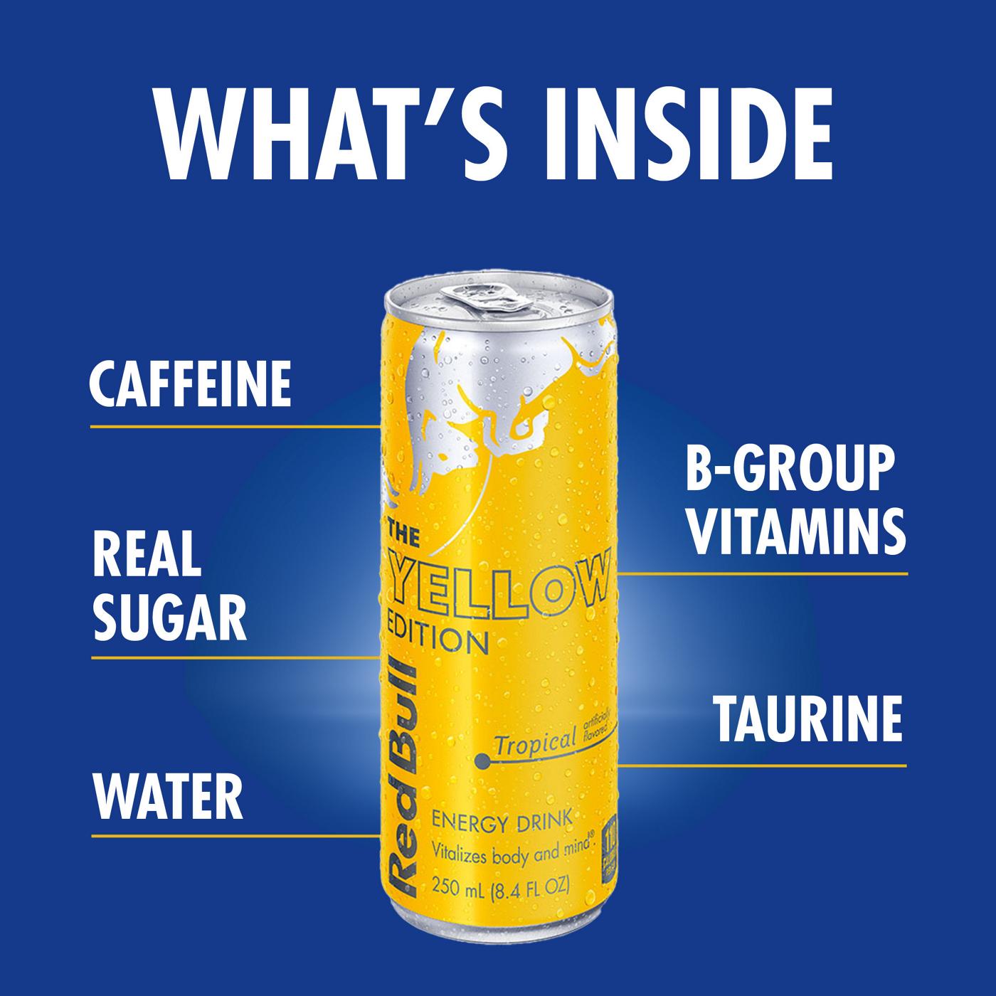 Red Bull The Yellow Edition Tropical Energy Drink; image 2 of 7