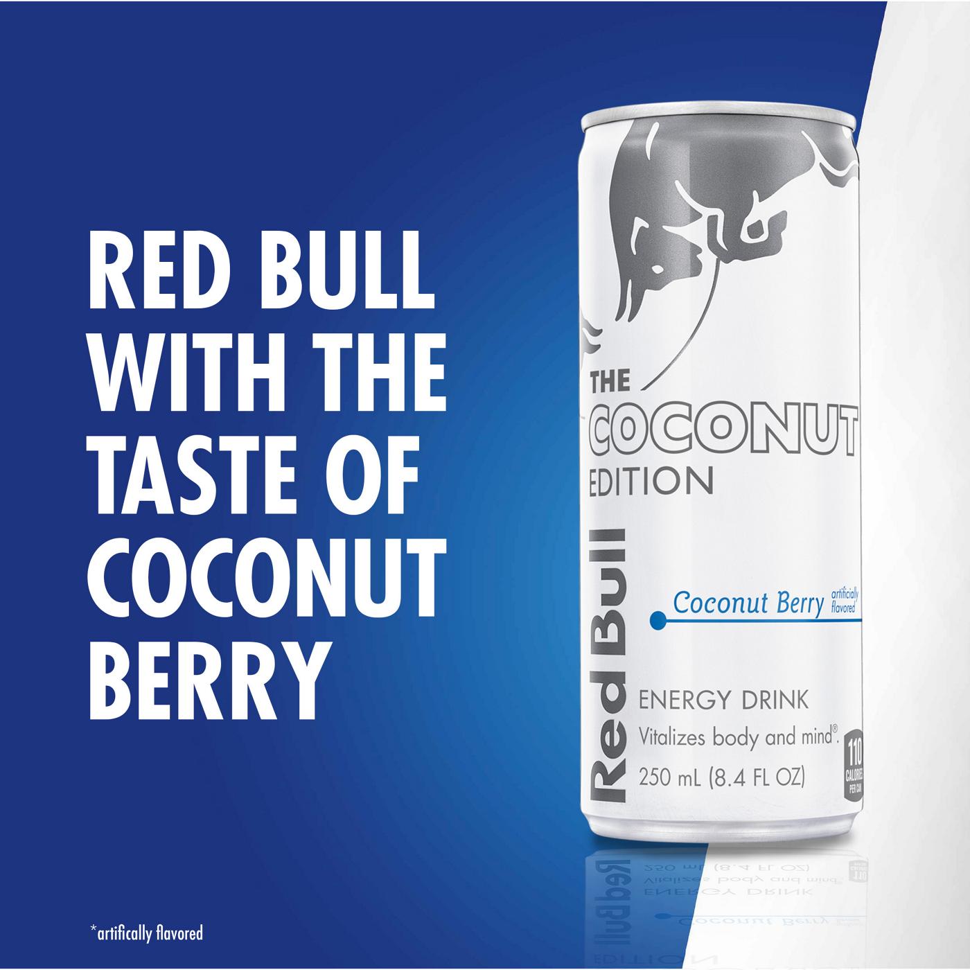 Red Bull Coconut Edition Coconut Berry Energy Drink 4 pk Cans; image 2 of 7