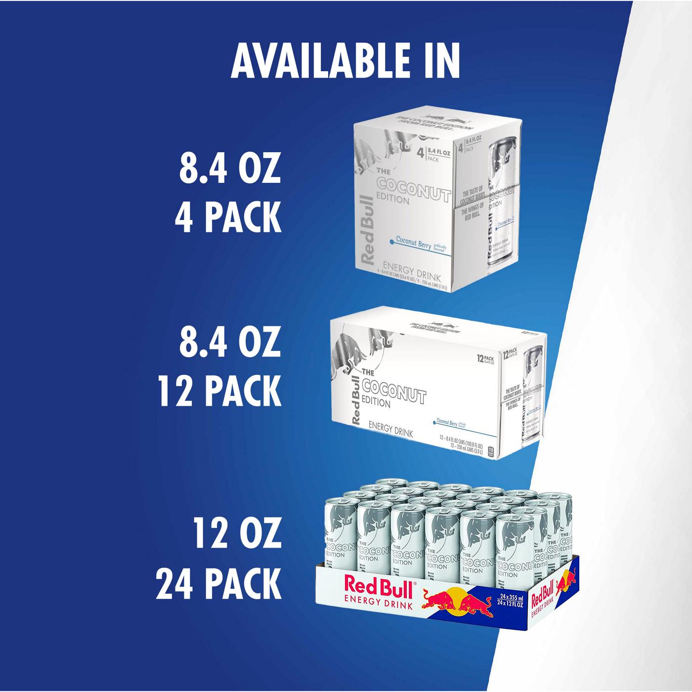 Red Bull Coconut Edition Coconut Berry Energy Drink 4 pk Cans; image 5 of 10