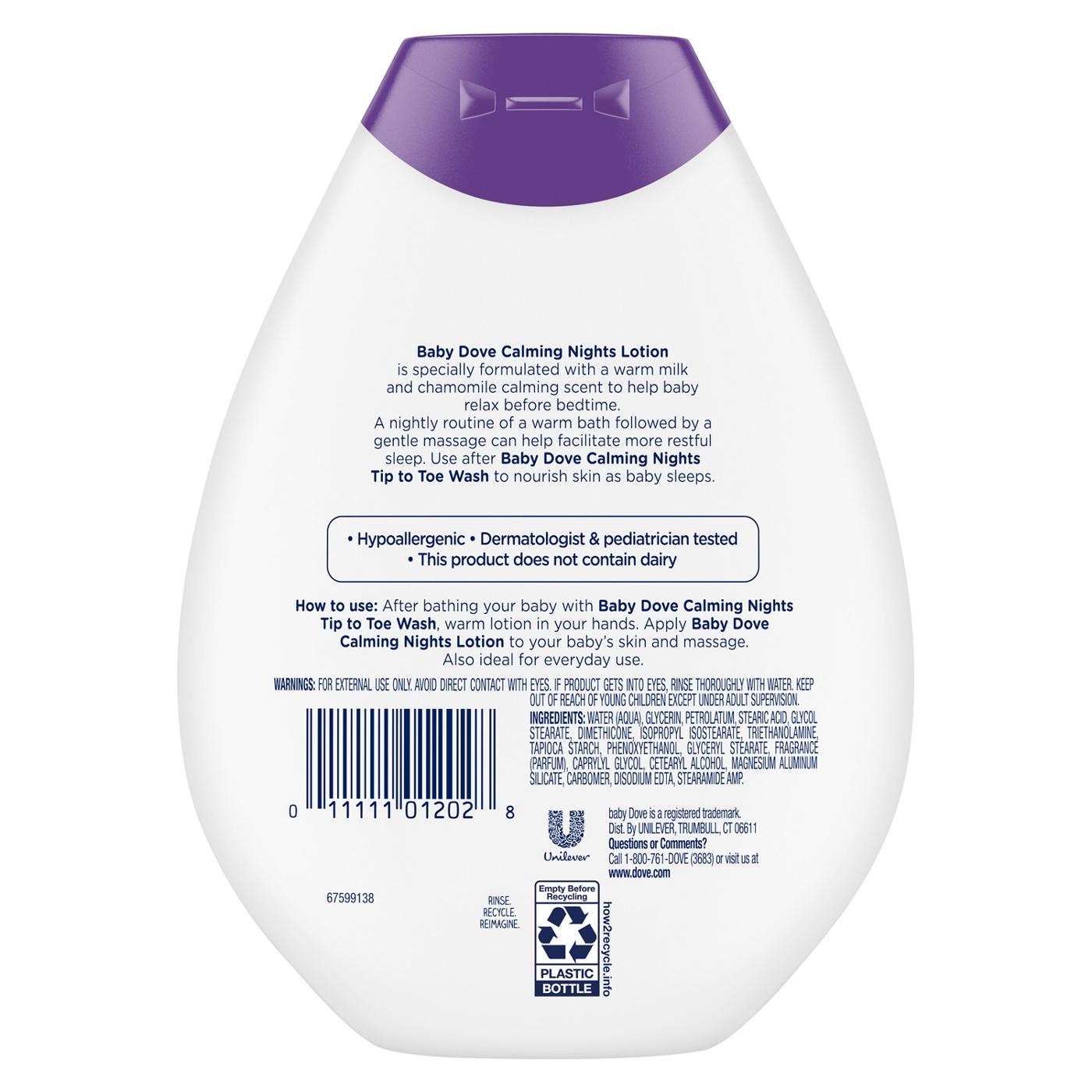 Baby Dove Calming Nights Lotion; image 3 of 4