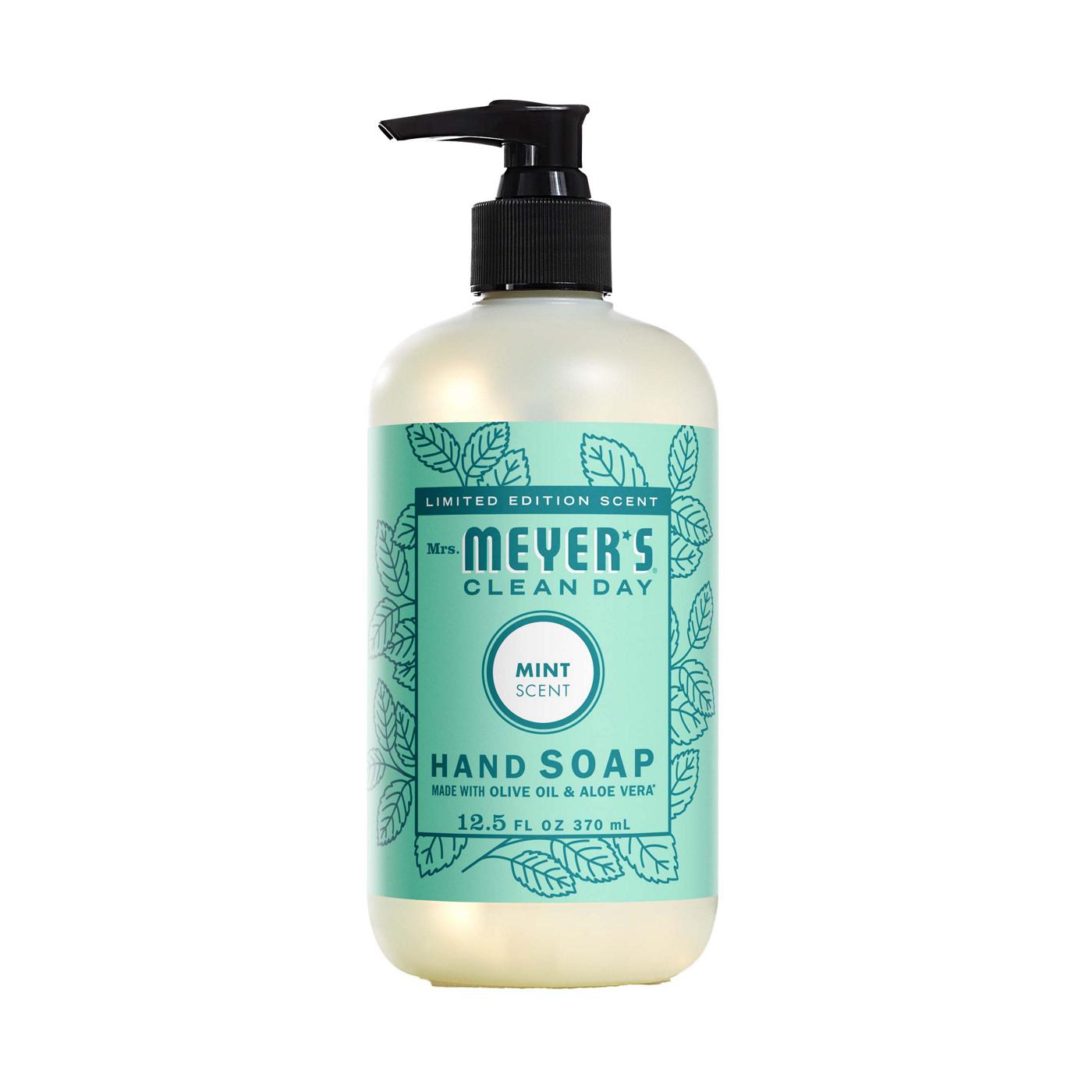 Mrs. Meyer's Clean Day Mint Liquid Hand Soap ; image 1 of 3
