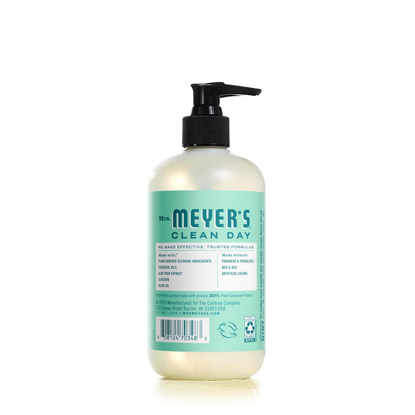 Mrs. Meyer's Clean Day Mint Liquid Hand Soap ; image 2 of 3