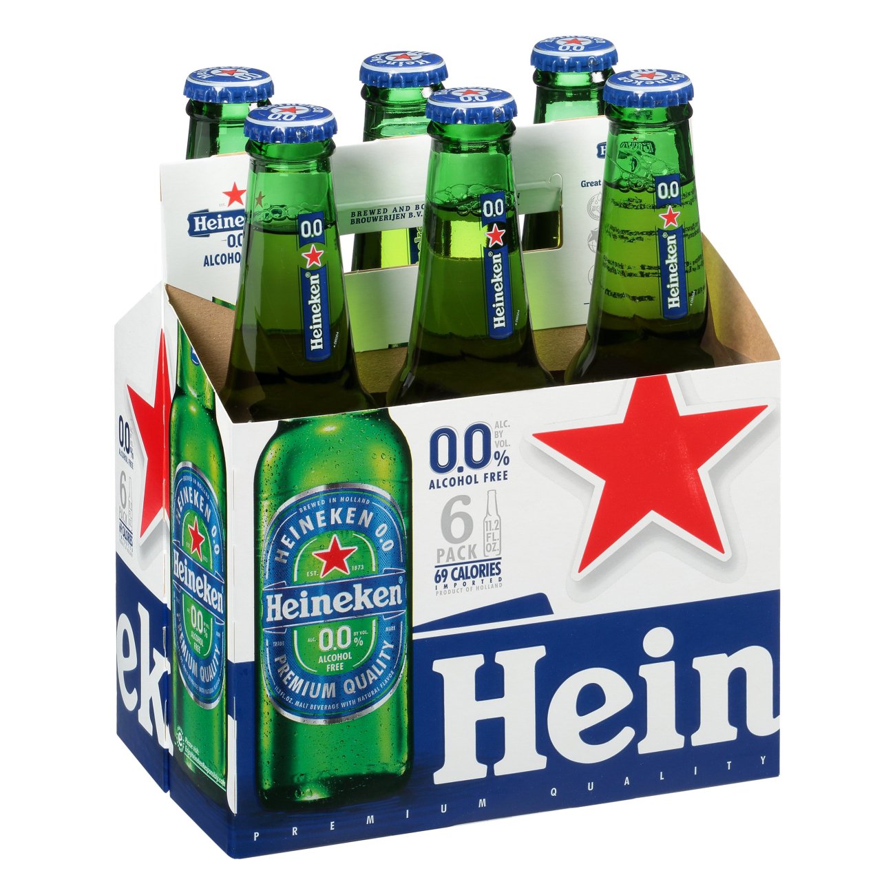 Heineken 00 Alcohol Free Beer 112 Oz Bottles Shop Beer At H E B