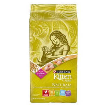 Kitten Chow Purina High Protein Cat Food Naturals