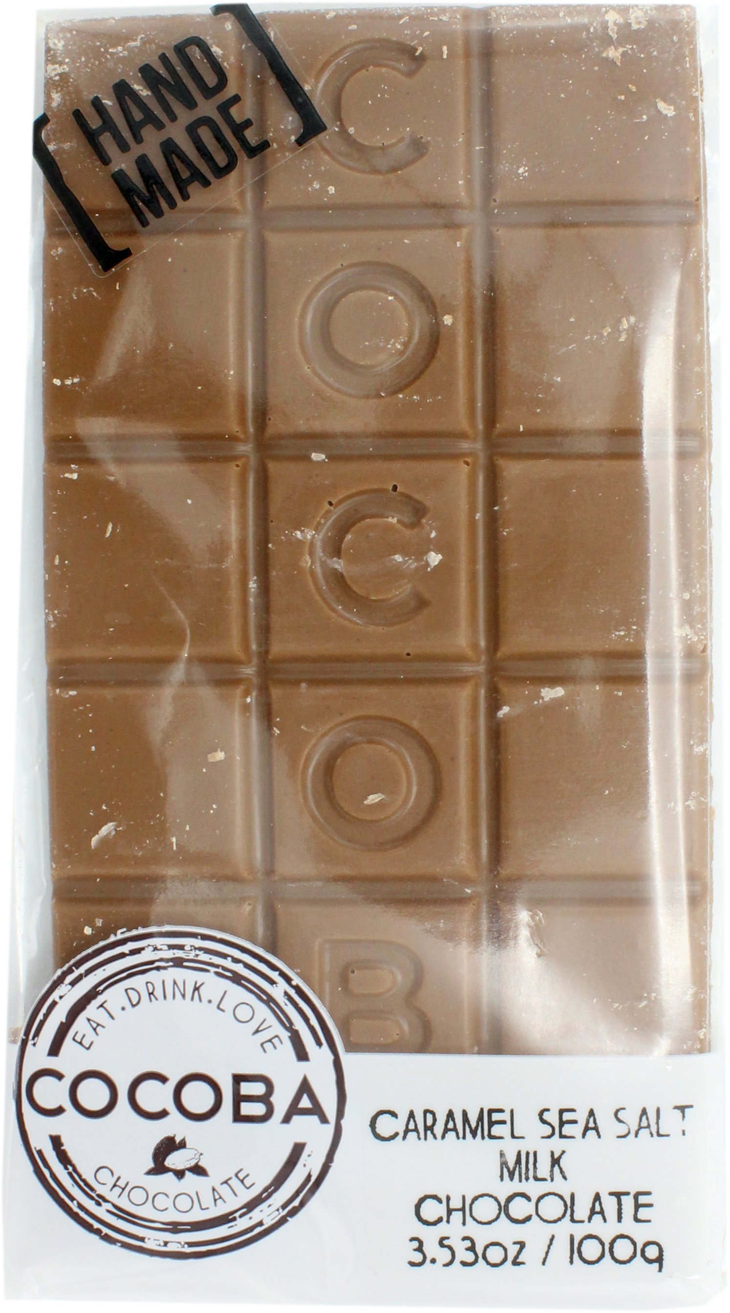 Cocoba Caramel Seasalt Milk Chocolate, 100 g | Central Market