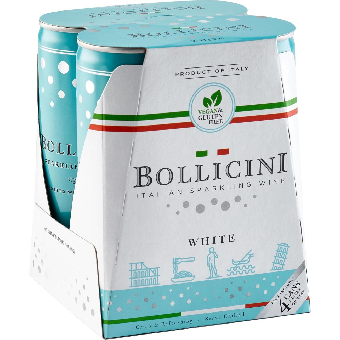 Bollicini Sparkling Cuvee 250 mL Cans Shop Wine at HEB