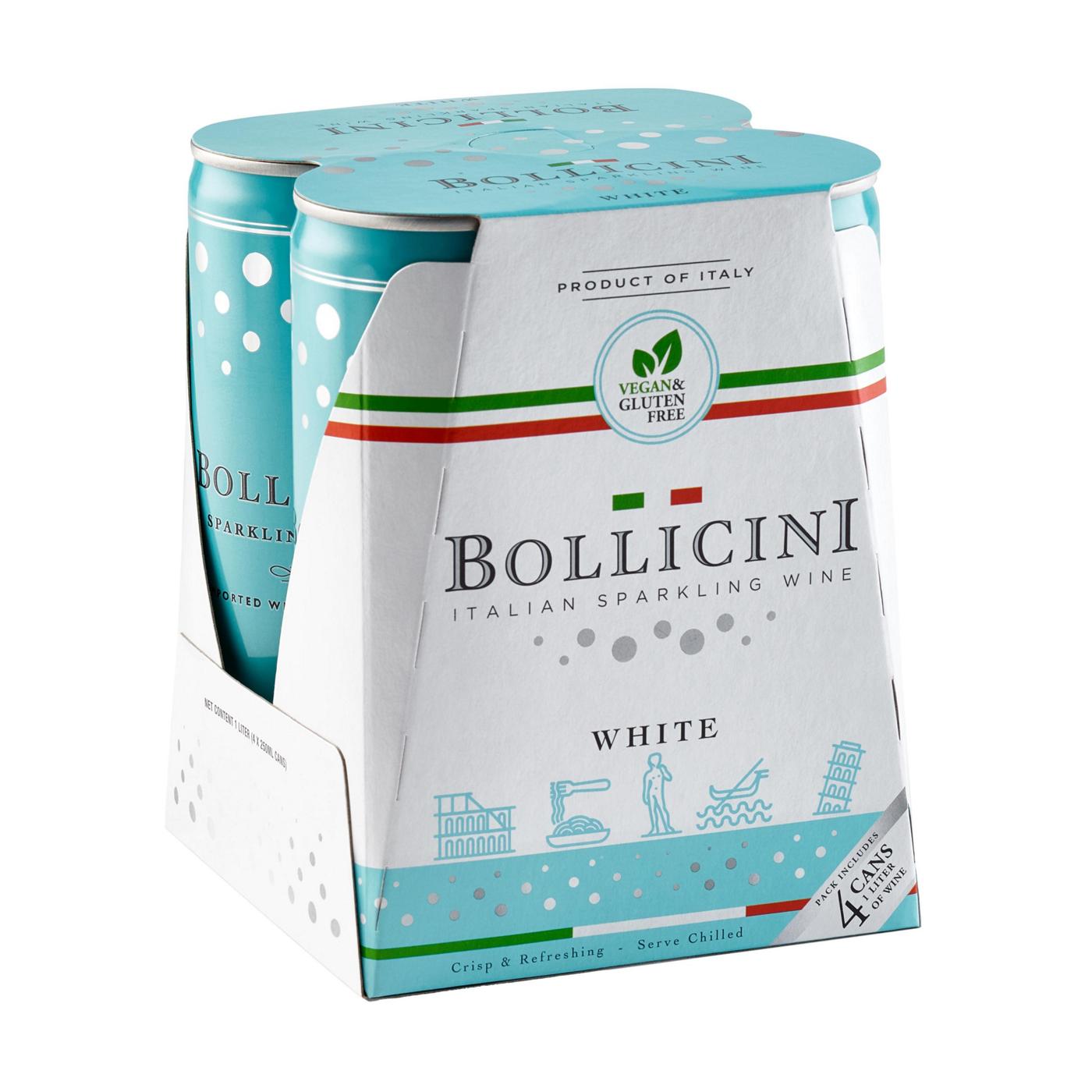 Bollicini Sparkling White Wine 250 mL Cans; image 1 of 2