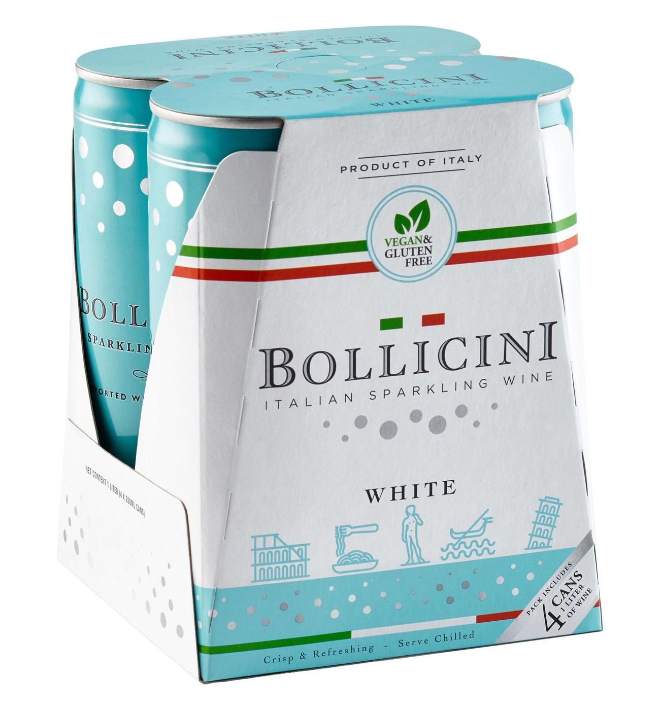 Bollicini Sparkling White Wine 4 pk Cans; image 1 of 2