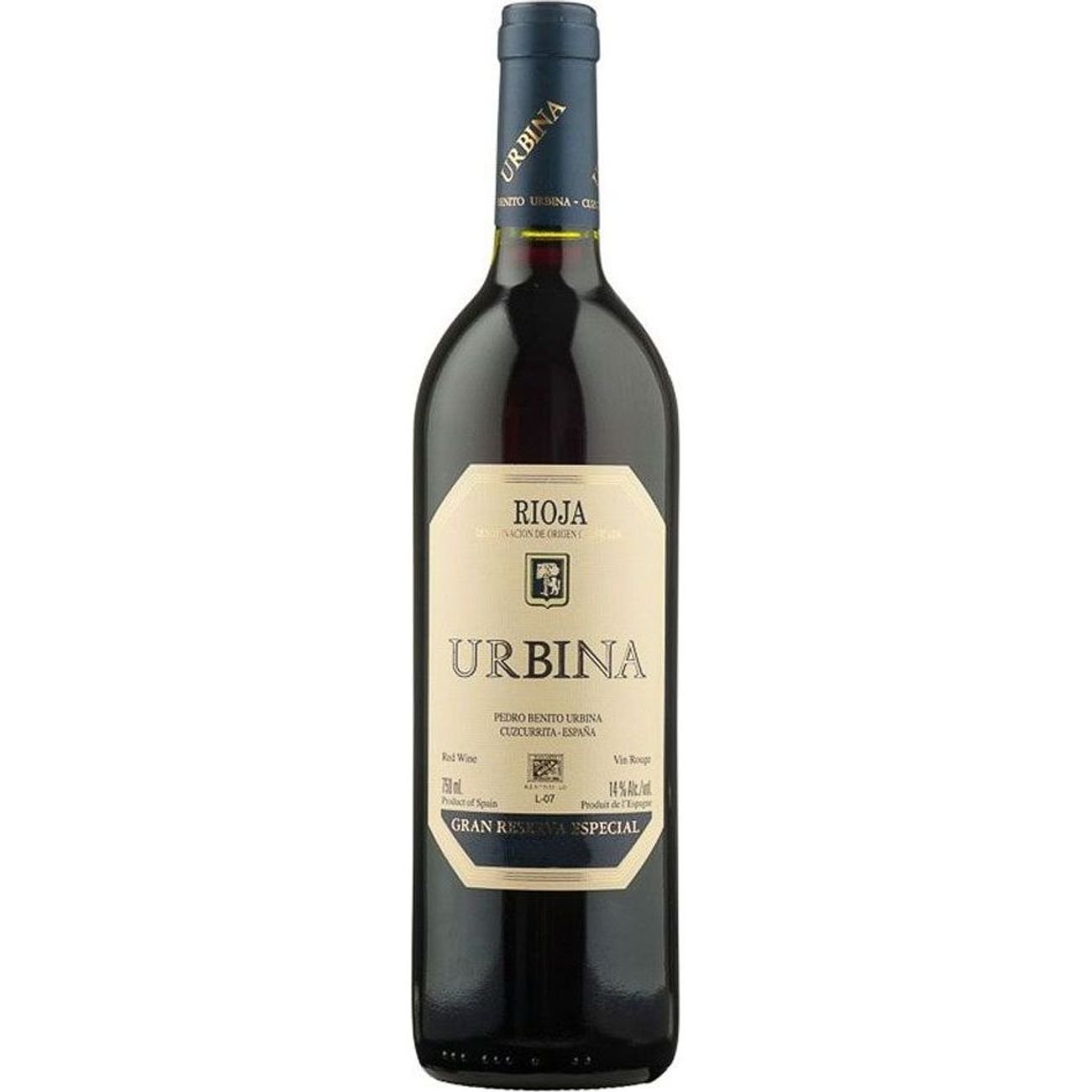 Urbina Grand Reserva Especial, 750 mL