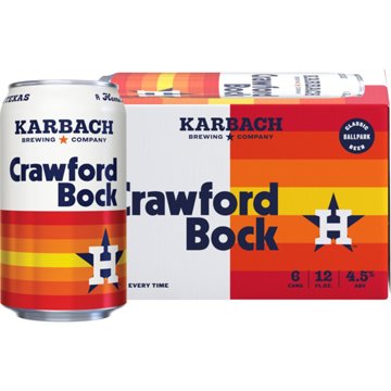 Karbach Crawford Bock Craft Beer 6 pk Cans, 12 oz