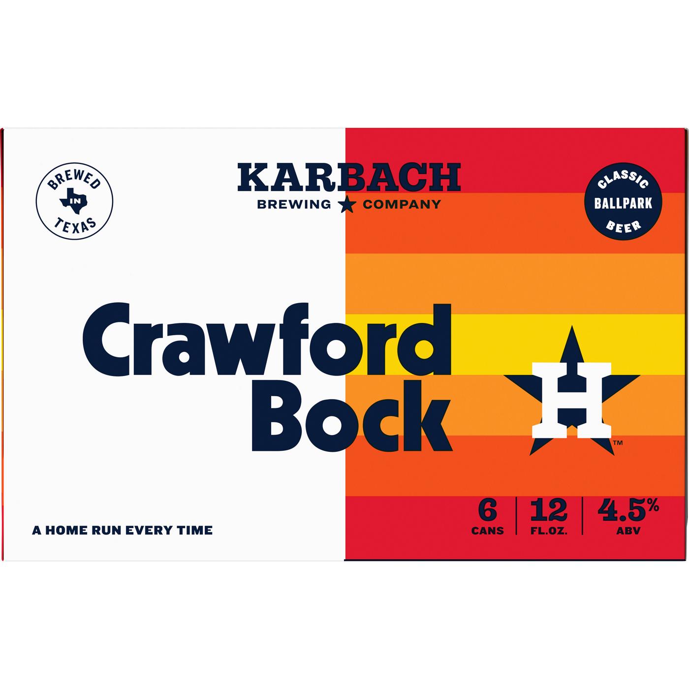 Karbach Crawford Bock Beer 12 oz Cans; image 2 of 2