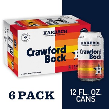 Karbach Crawford Bock Craft Beer 6 pk Cans, 12 oz