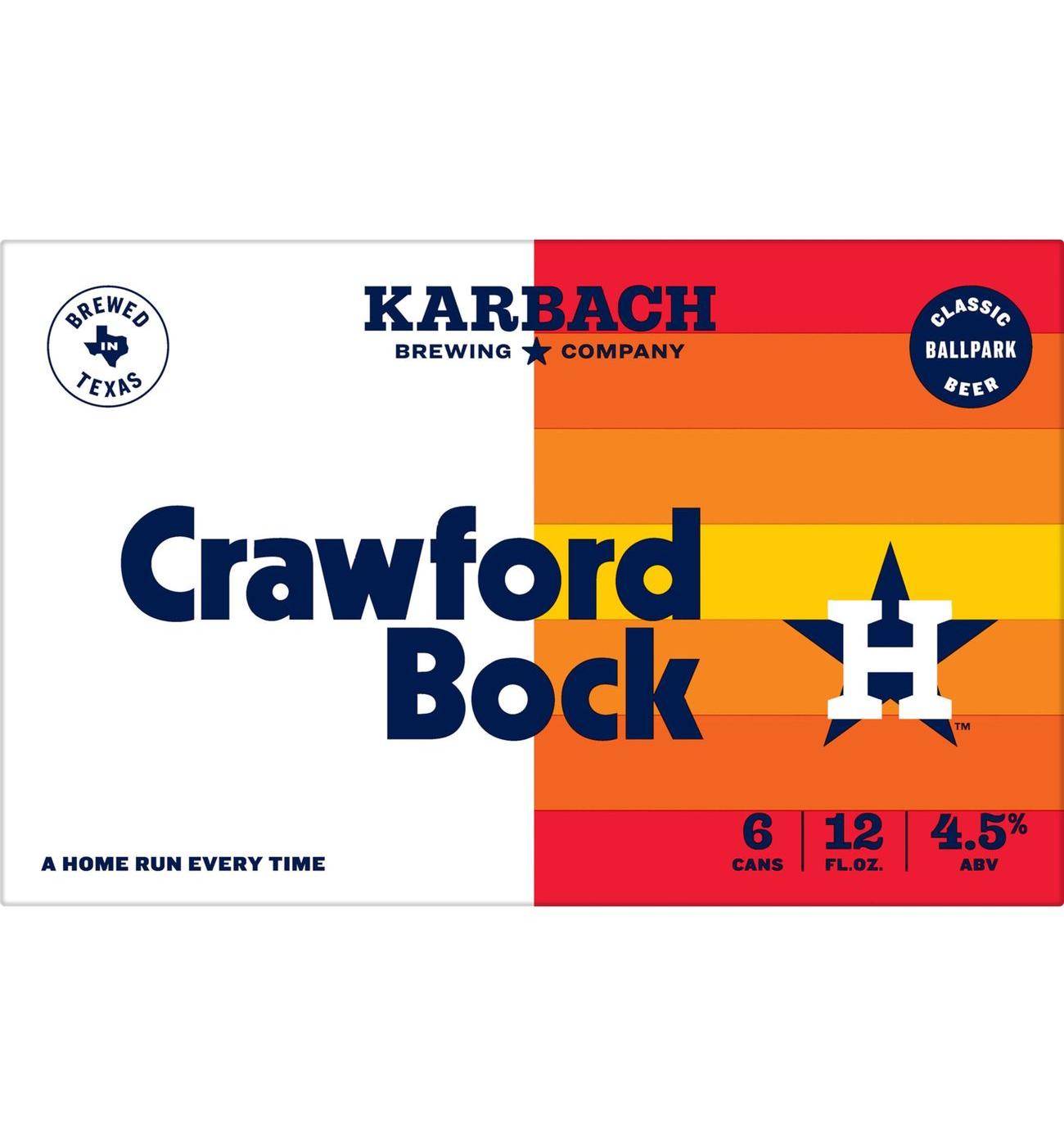 Karbach Crawford Bock Craft Beer 6 pk Cans; image 4 of 9