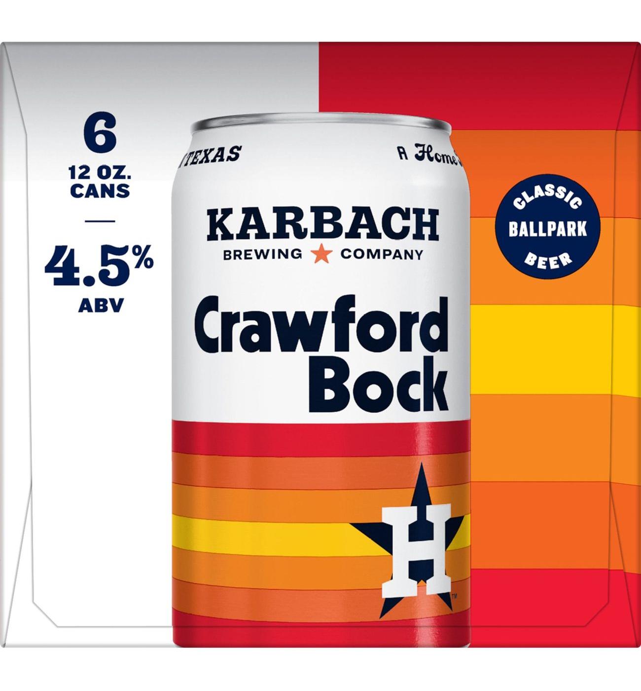 Karbach Crawford Bock Craft Beer 6 pk Cans; image 5 of 9