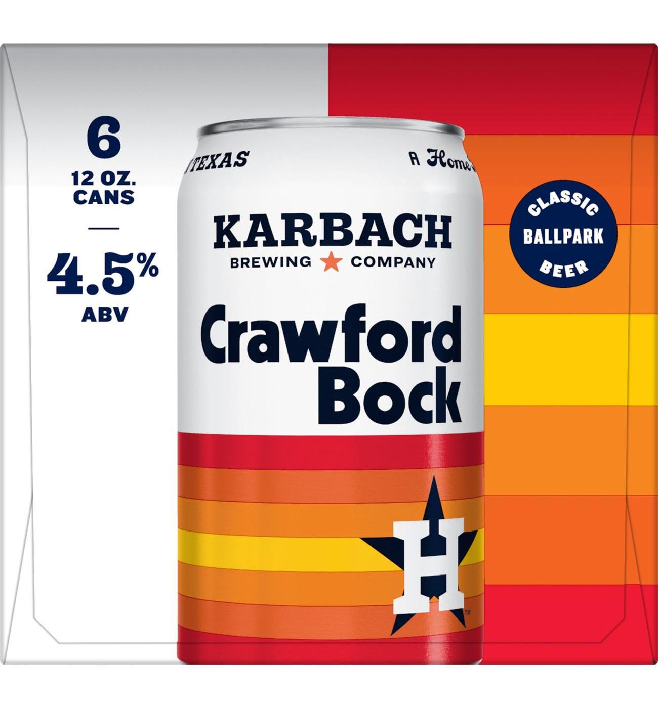 Karbach Crawford Bock Craft Beer 6 pk Cans; image 7 of 9