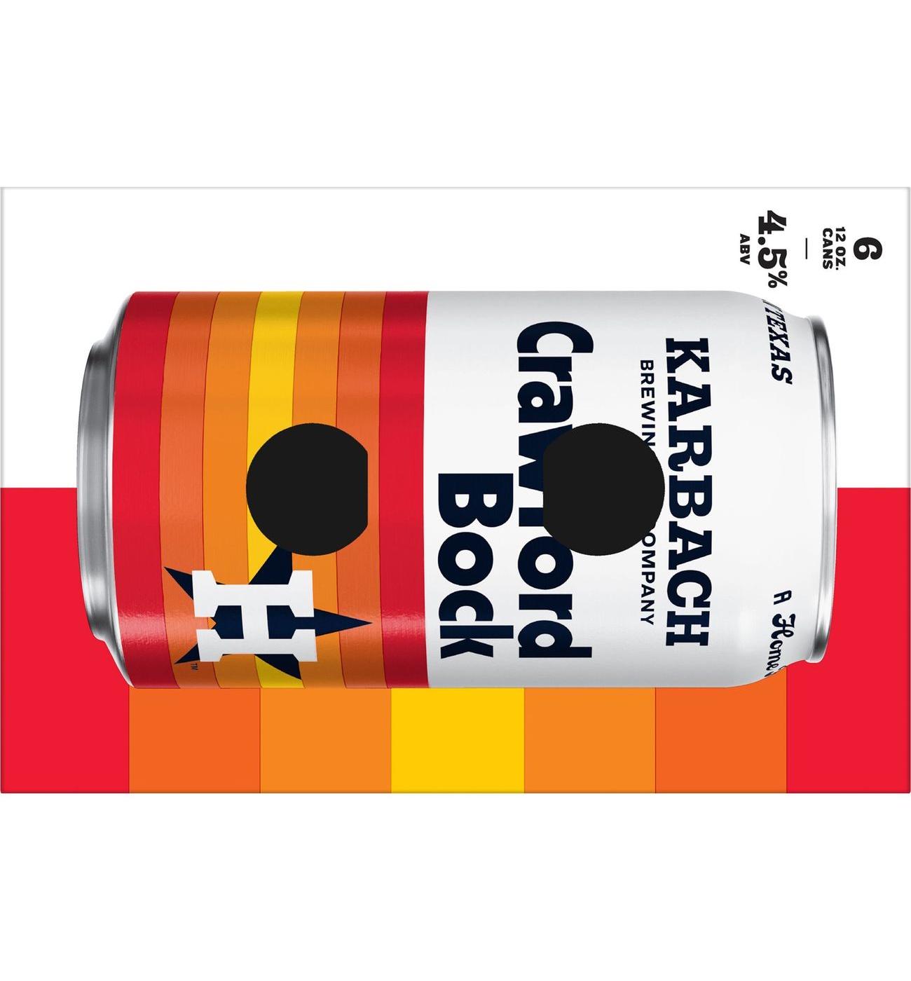 Karbach Crawford Bock Craft Beer 6 pk Cans; image 8 of 9