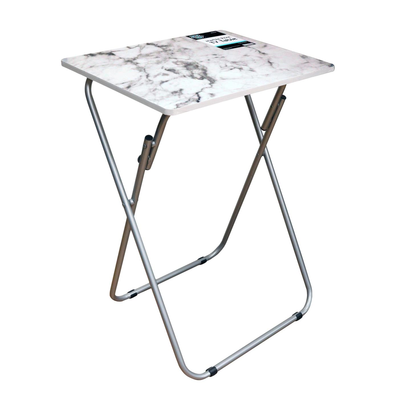 All About U TV Table Marble Print; image 1 of 2