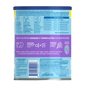 Dr. Brown's Good Start Soothe Pro Comforting Probiotics Powder Infant Formula, 30.6 oz