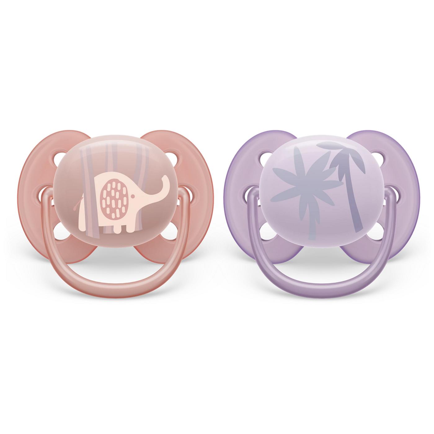 Avent Ultra Soft Pacifier 0-6 Months; image 2 of 3