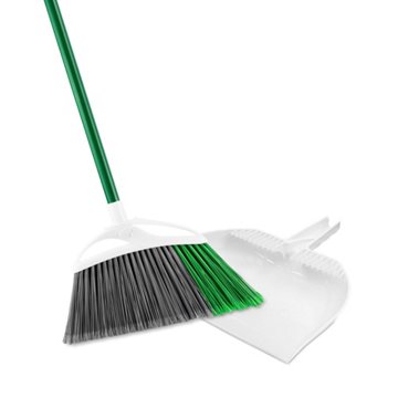 Libman Extra Large Angle Broom With Dustpan