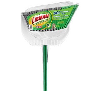 Libman Extra Large Angle Broom With Dustpan