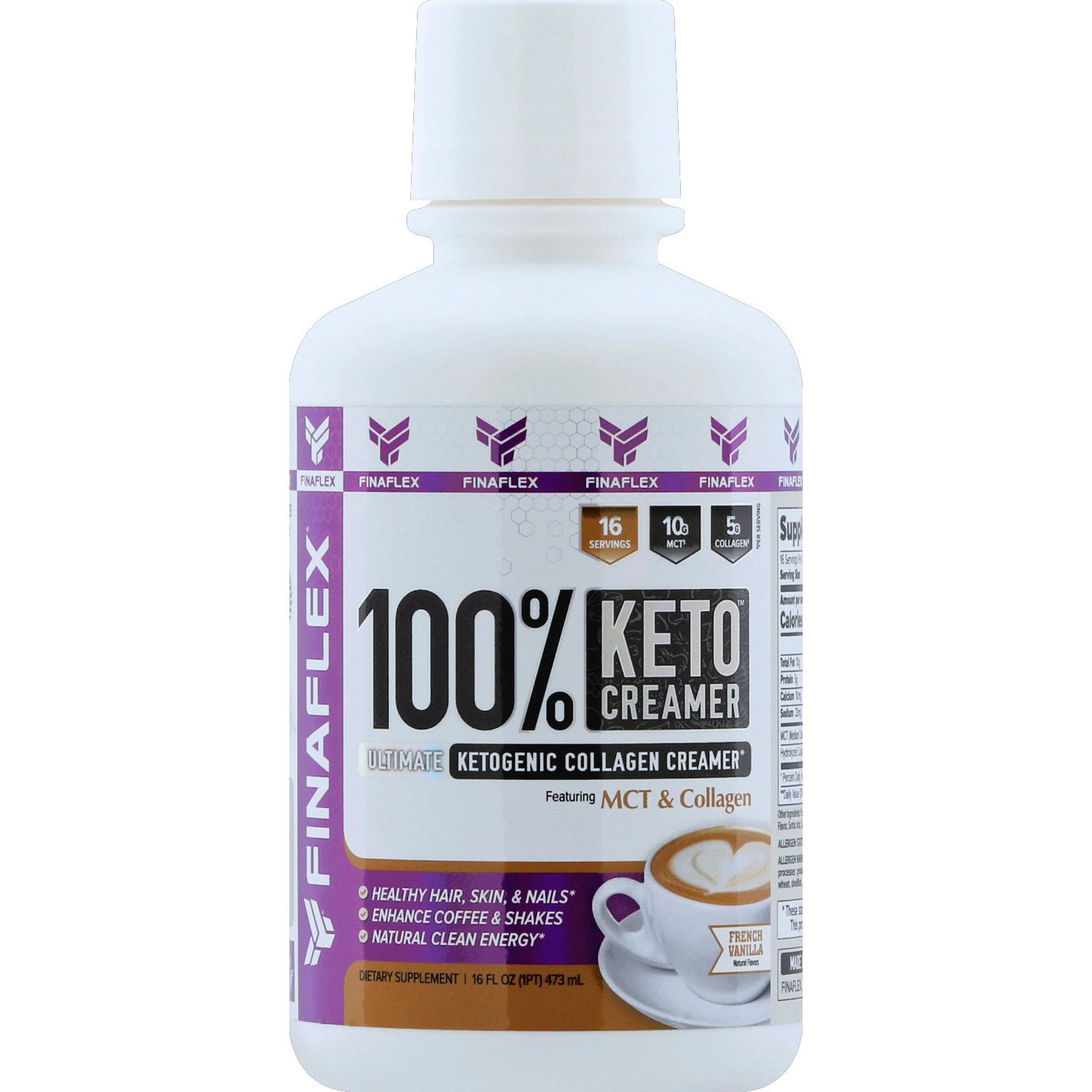 Finaflex 100 Keto Creamer French Vanilla Shop Diet & Fitness at HEB