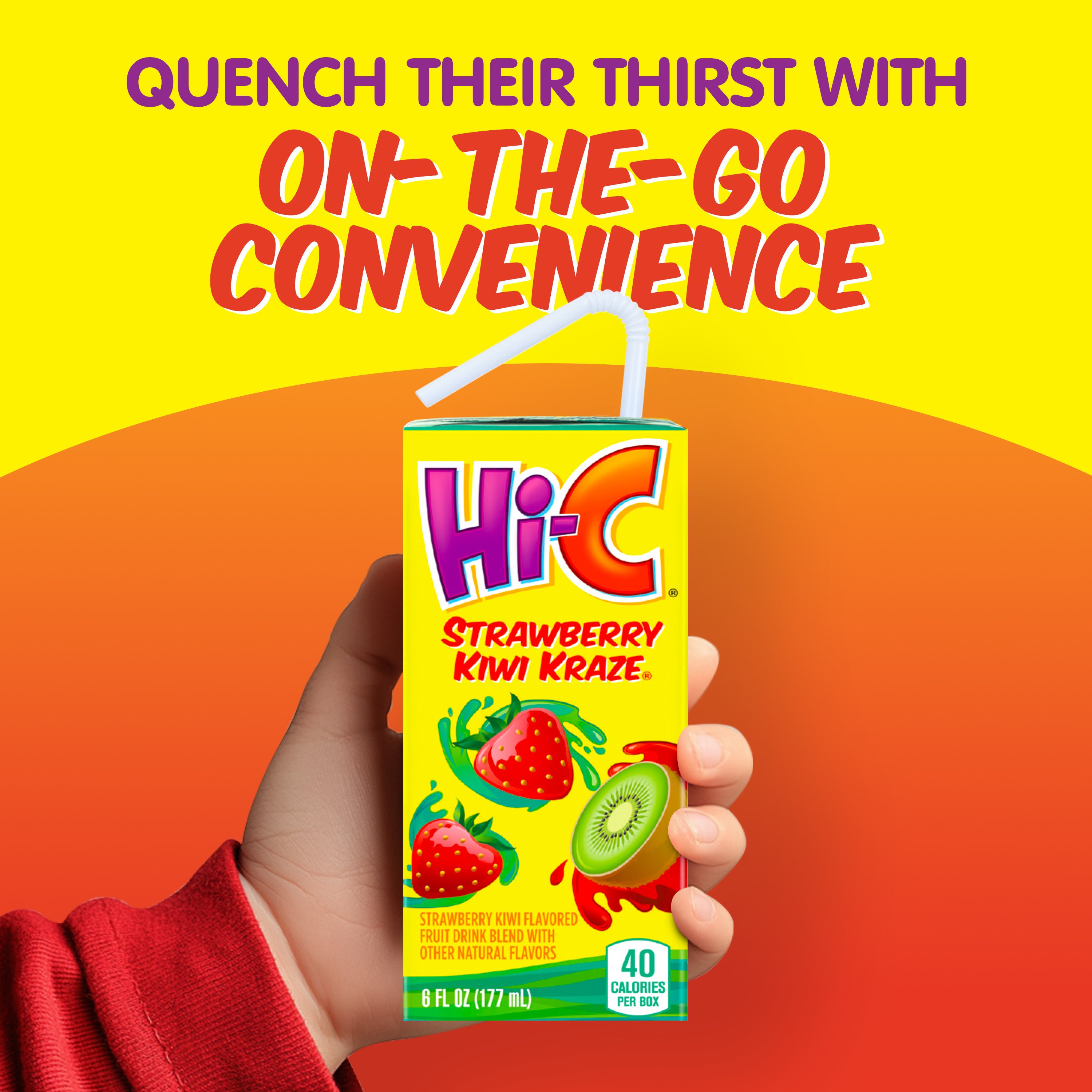 Hi-C Strawberry Kiwi Kraze 8 pk Juice Boxes - Shop Juice at H-E-B
