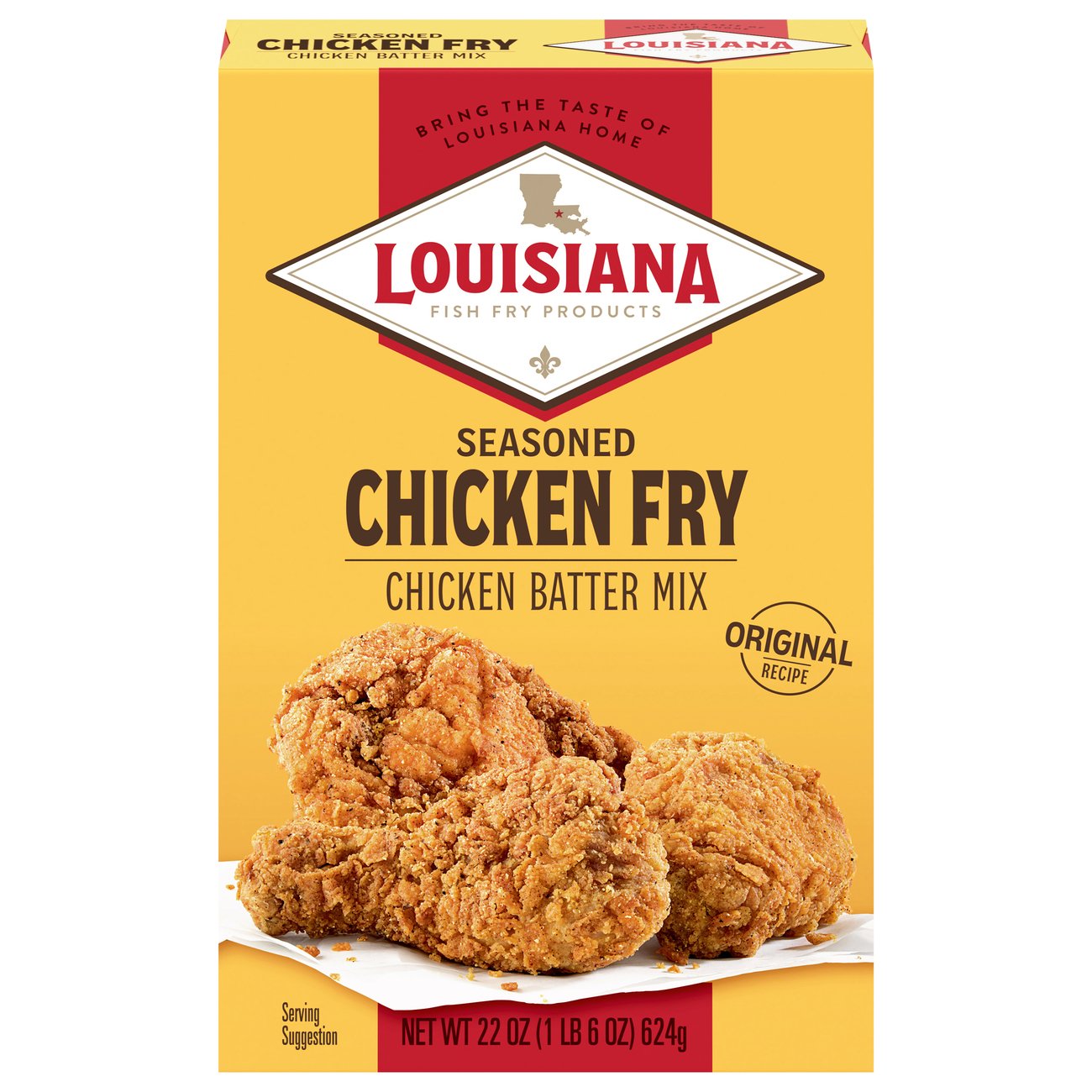 Louisiana Seasoned Crispy Chicken Fry Chicken Batter Mix - Shop ...